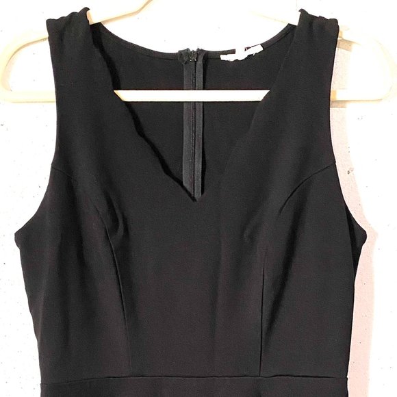 Mauirces, EUC, Little Black Dress, A Line, Scalloped V Neck, Empire Waist, Med - Picture 5 of 13